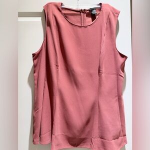 Ann Taylor Dusty Rose Sleeveless Top